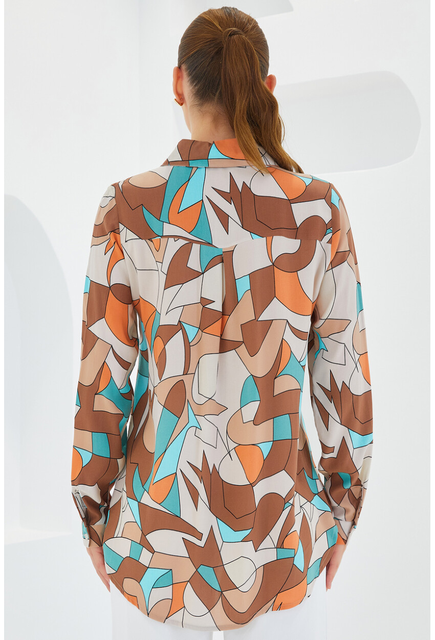 3721 Graphic Patterned Shirt