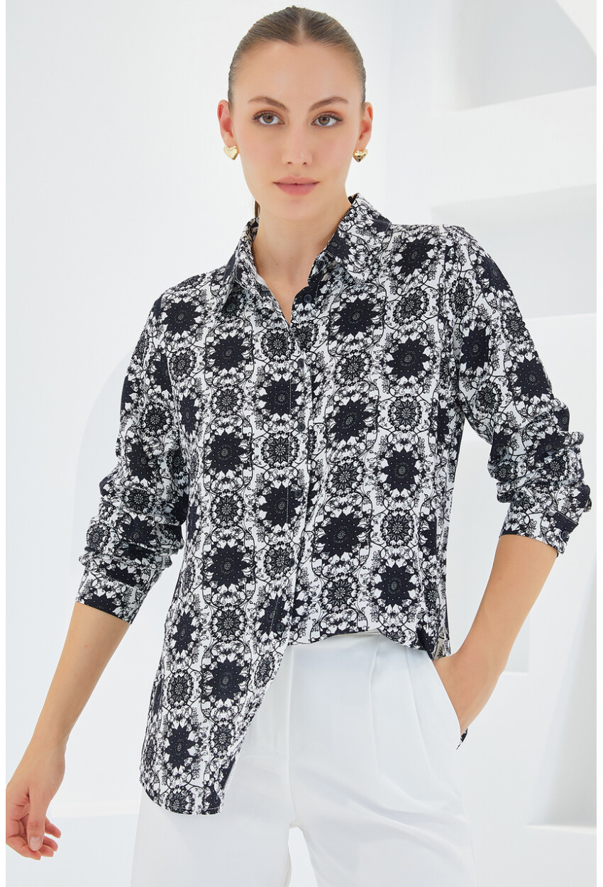 3721 Graphic Patterned Shirt