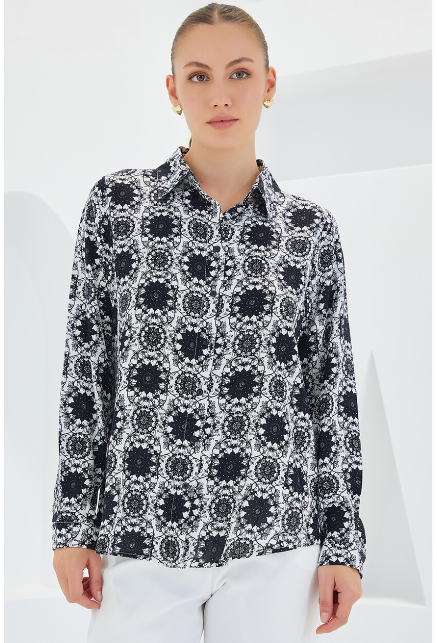 3721 Graphic Patterned Shirt