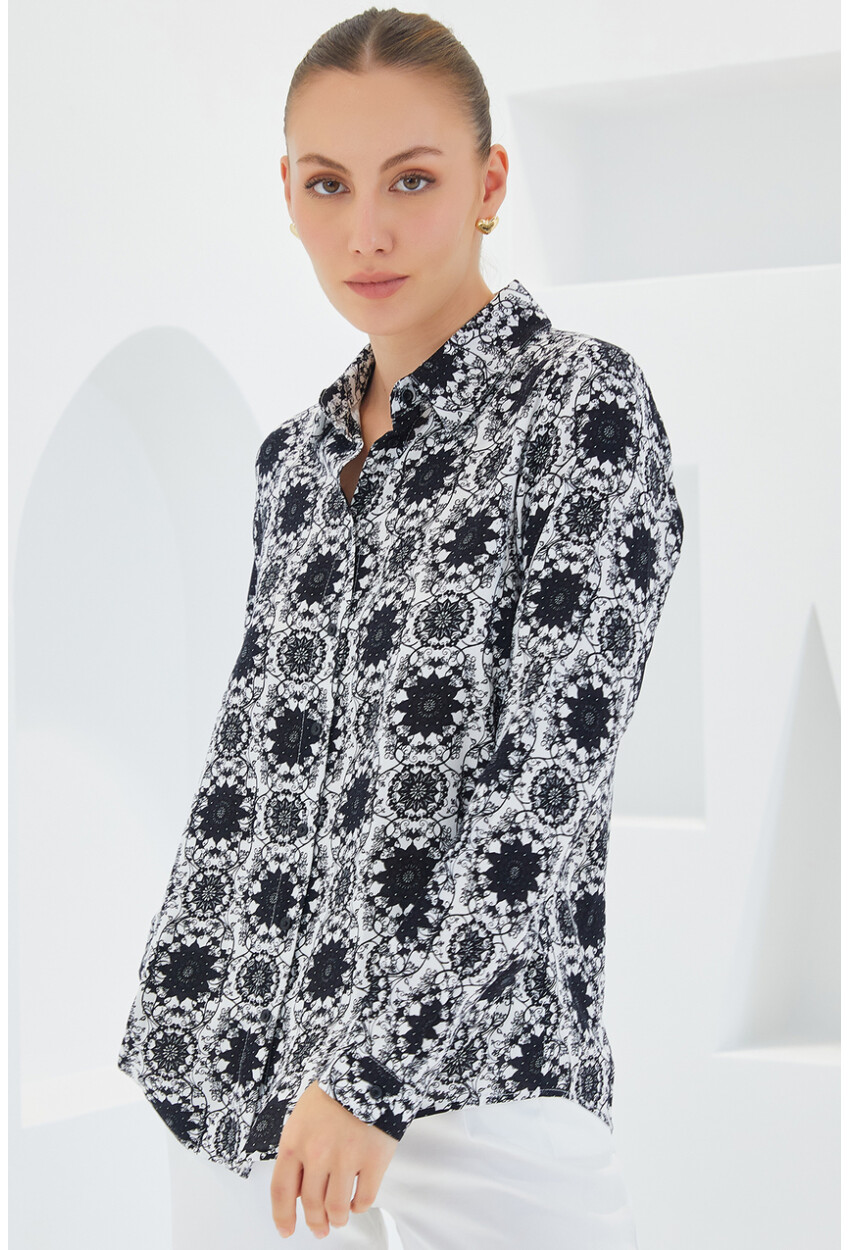 3721 Graphic Patterned Shirt