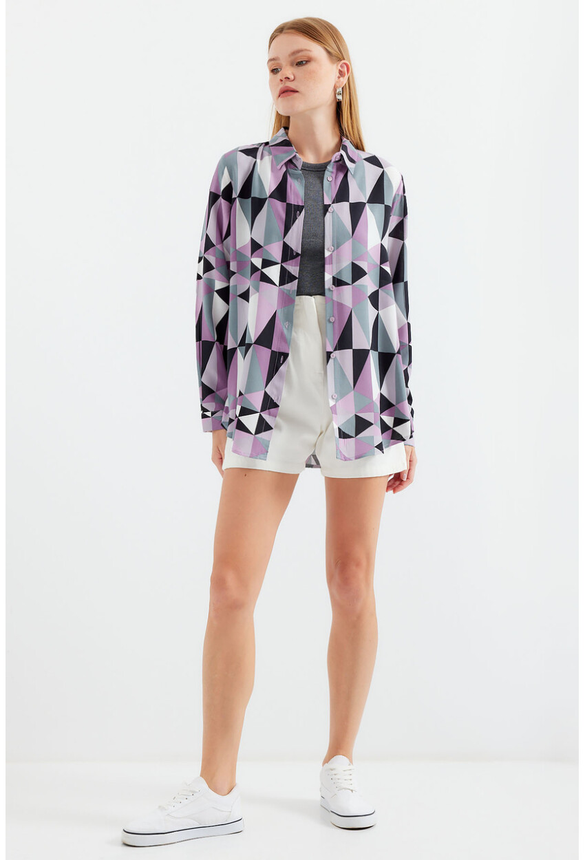 3721 Graphic Patterned Shirt