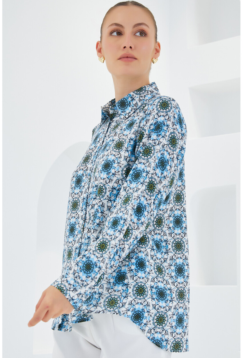 3721 Graphic Patterned Shirt