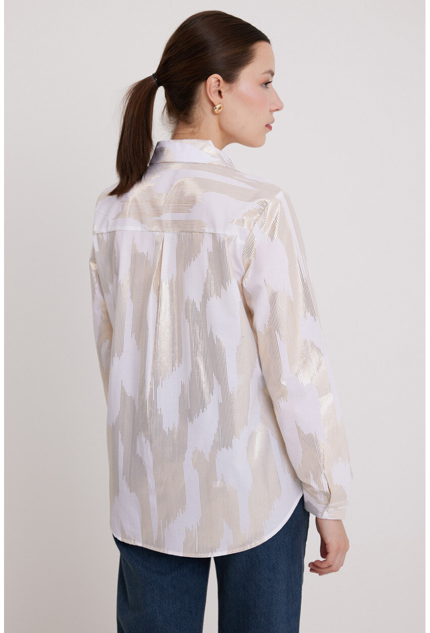 Womens Shirt With Foil Pattern 20253