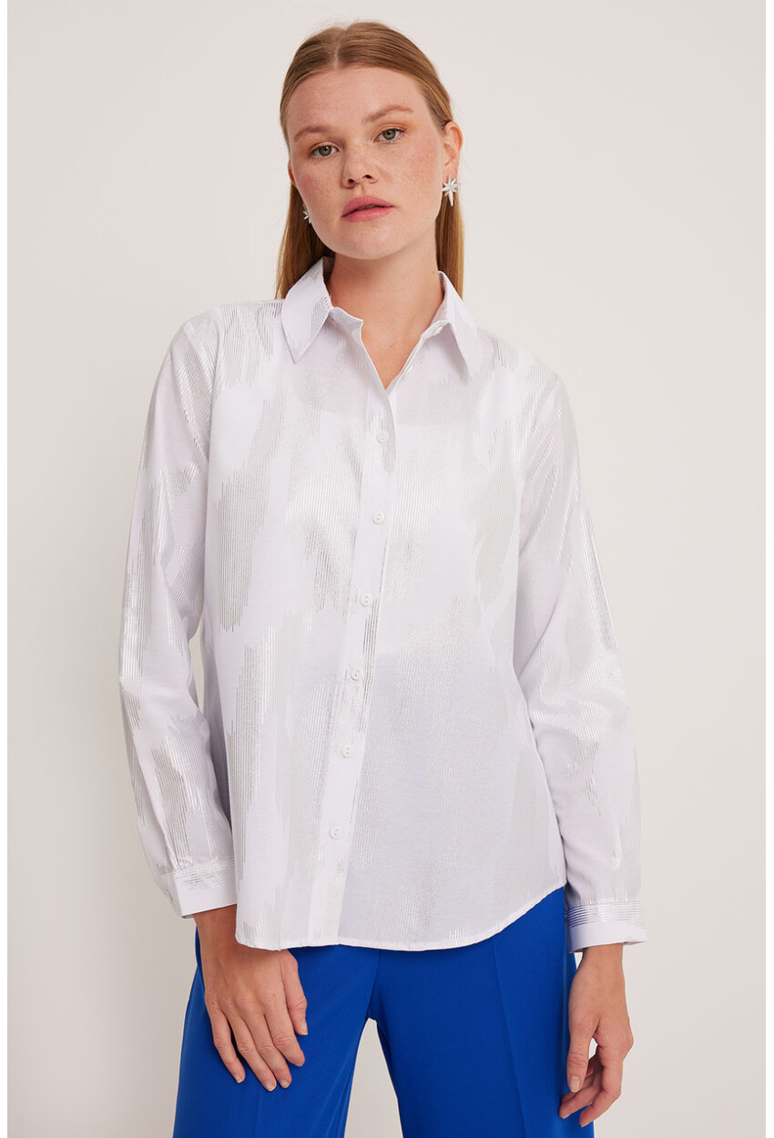 Womens Shirt With Foil Pattern 20253