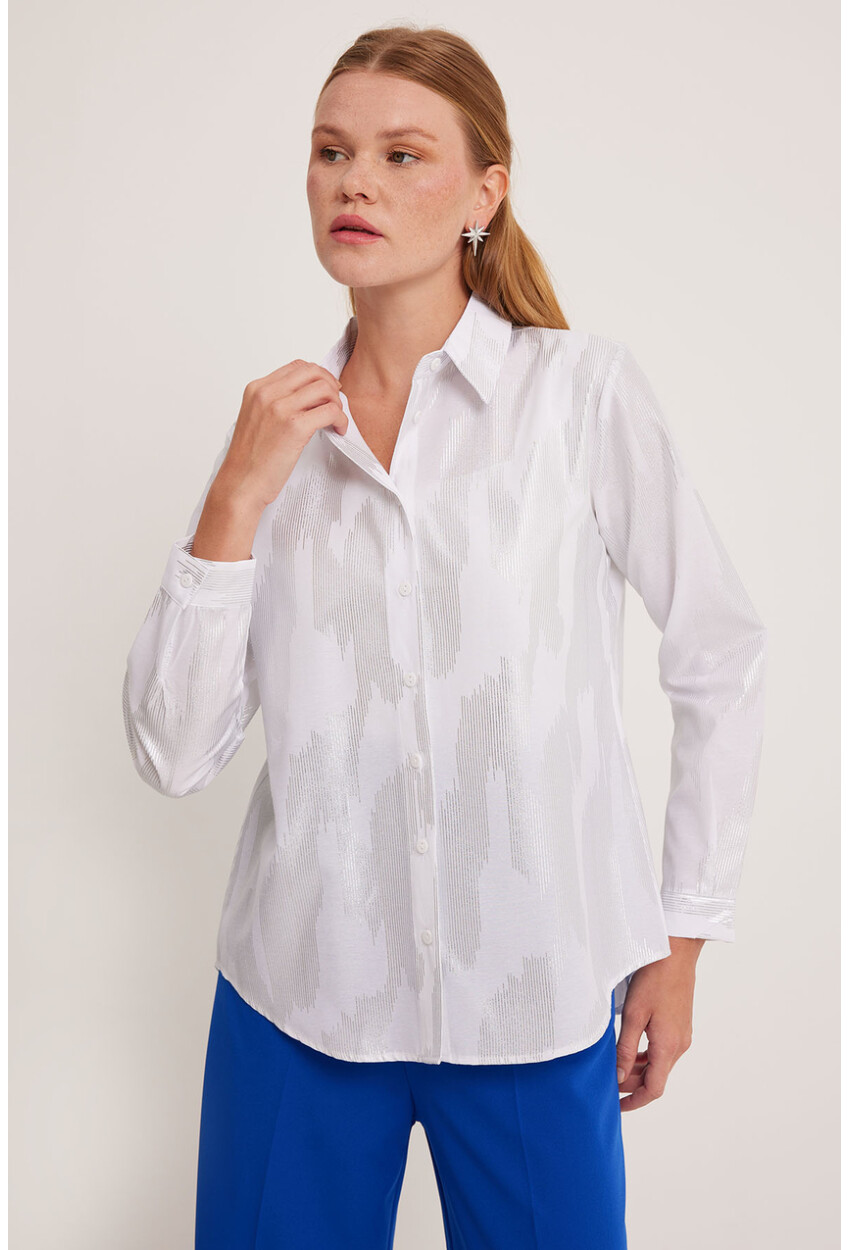 Womens Shirt With Foil Pattern 20253