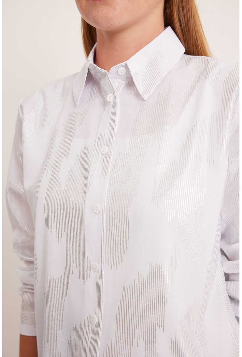 Womens Shirt With Foil Pattern 20253