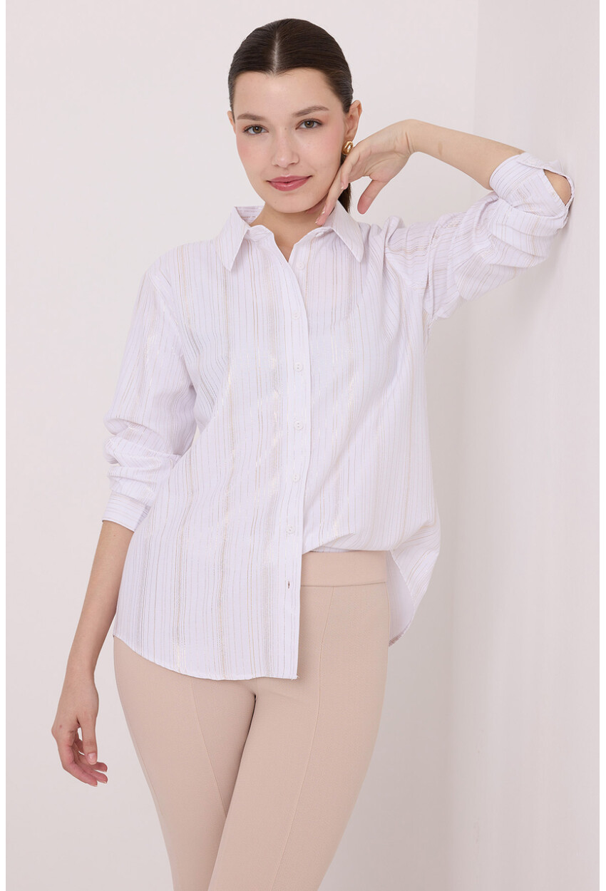 Womens Shirt With Foil Pattern 20253