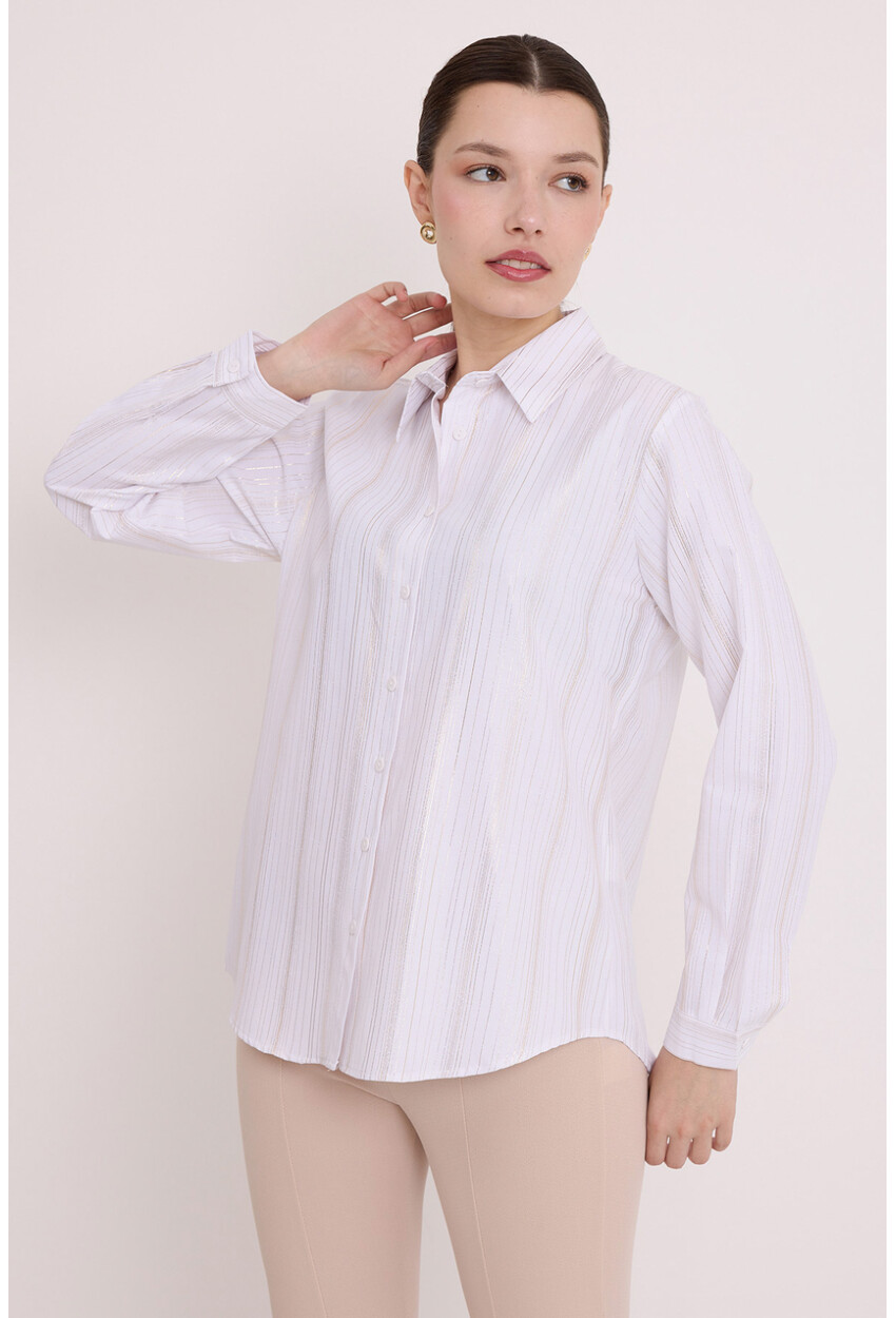 Womens Shirt With Foil Pattern 20253