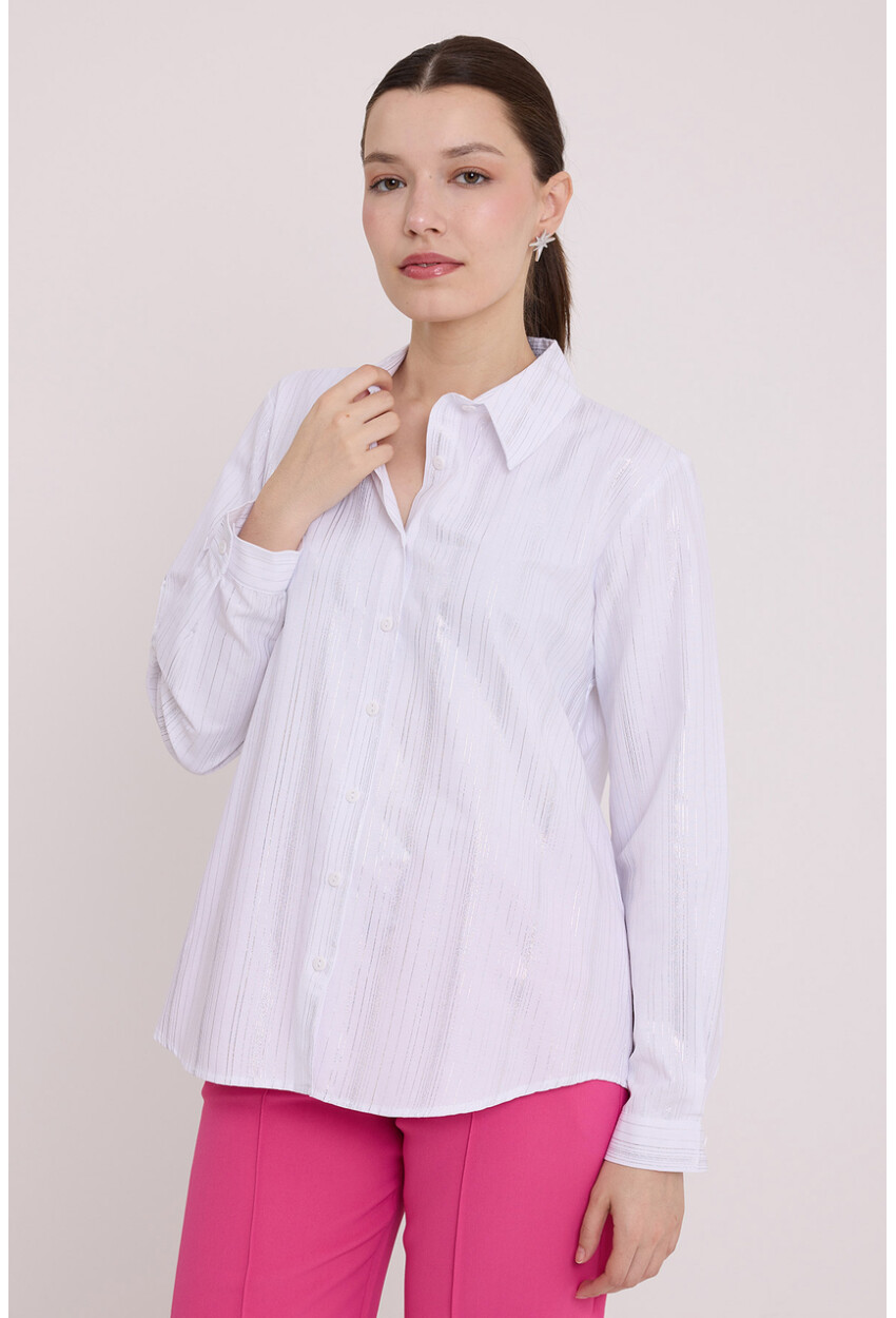 Womens Shirt With Foil Pattern 20253