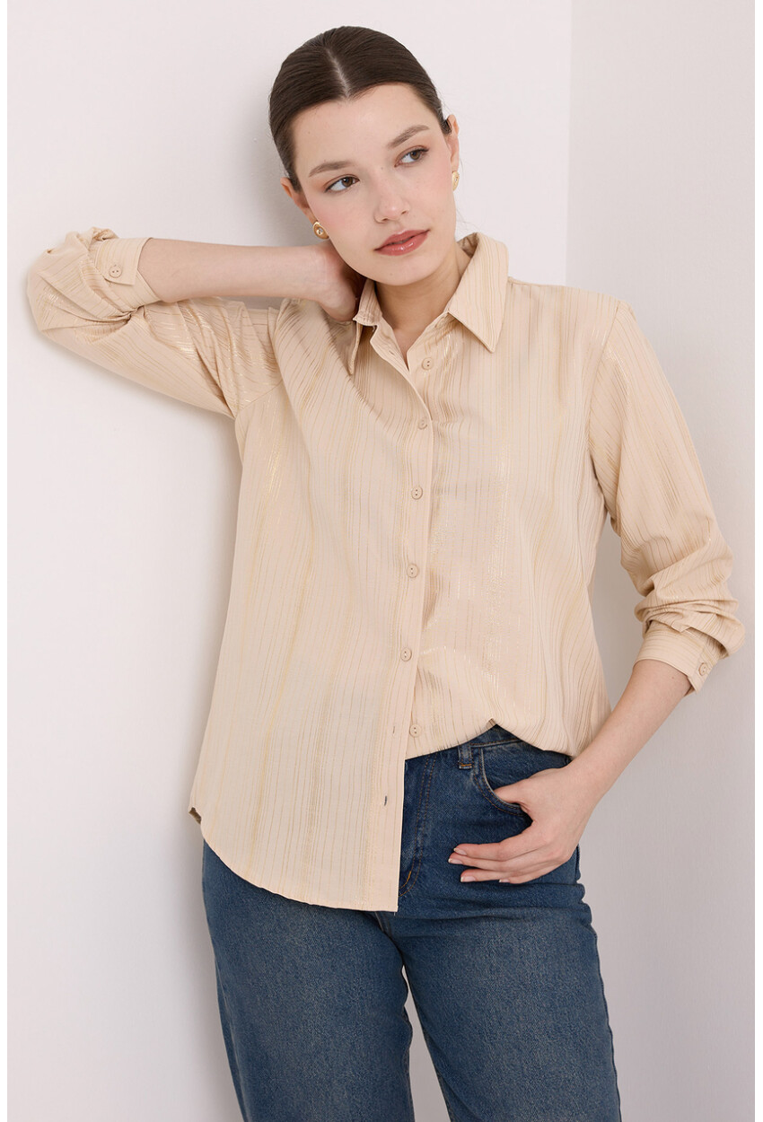 Womens Shirt With Foil Pattern 20253