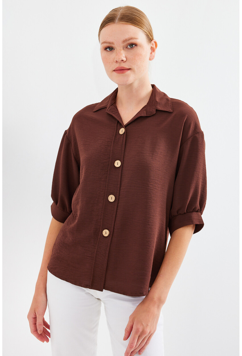 Short Sleeve Oversized Linen Shirt 20240