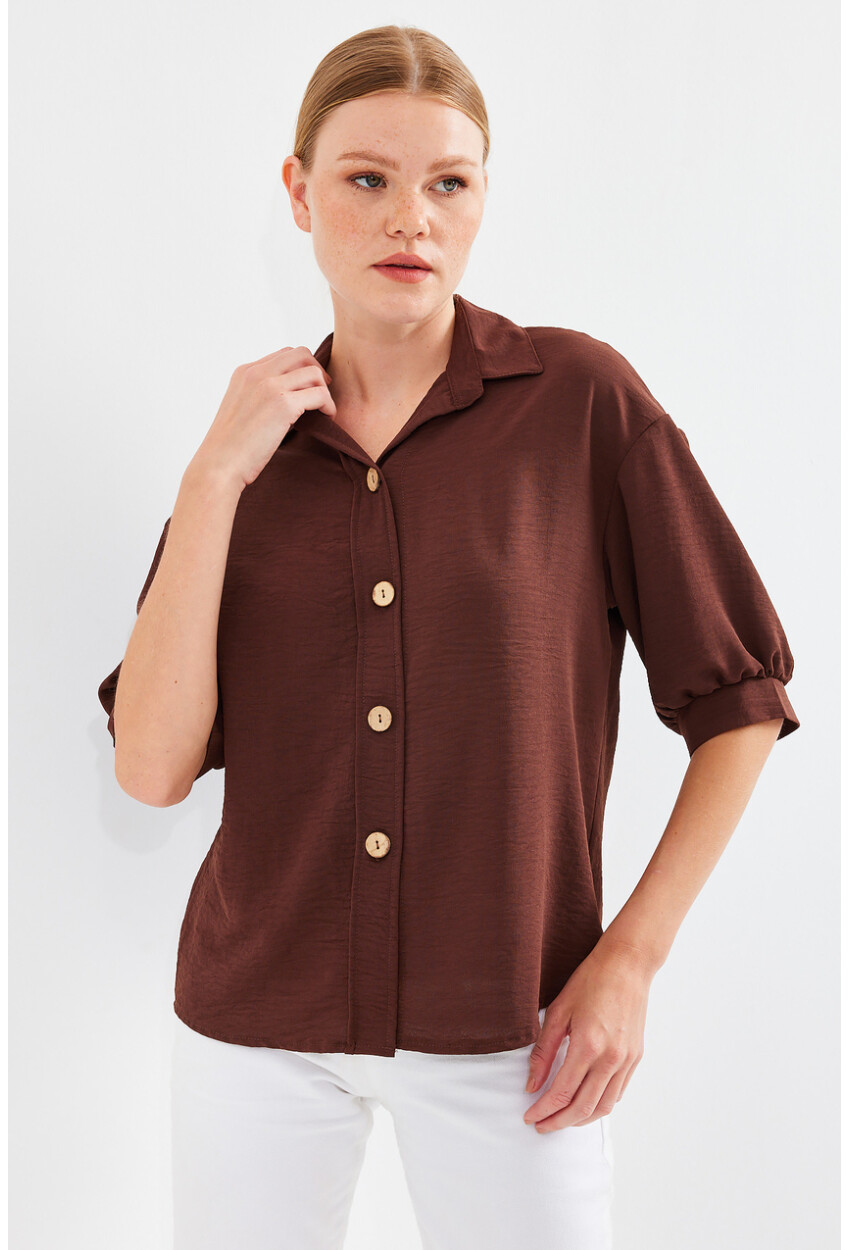 Short Sleeve Oversized Linen Shirt 20240