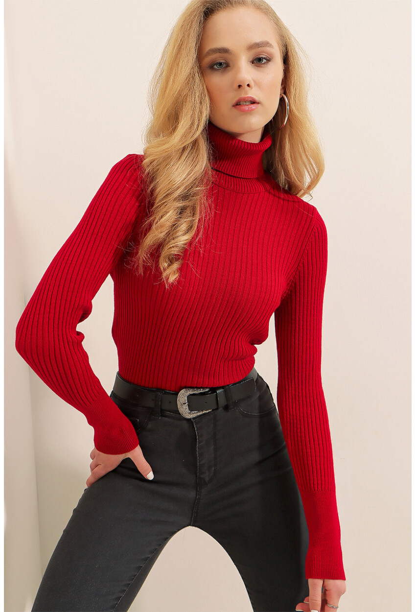 10311 Turtleneck Knit Sweater