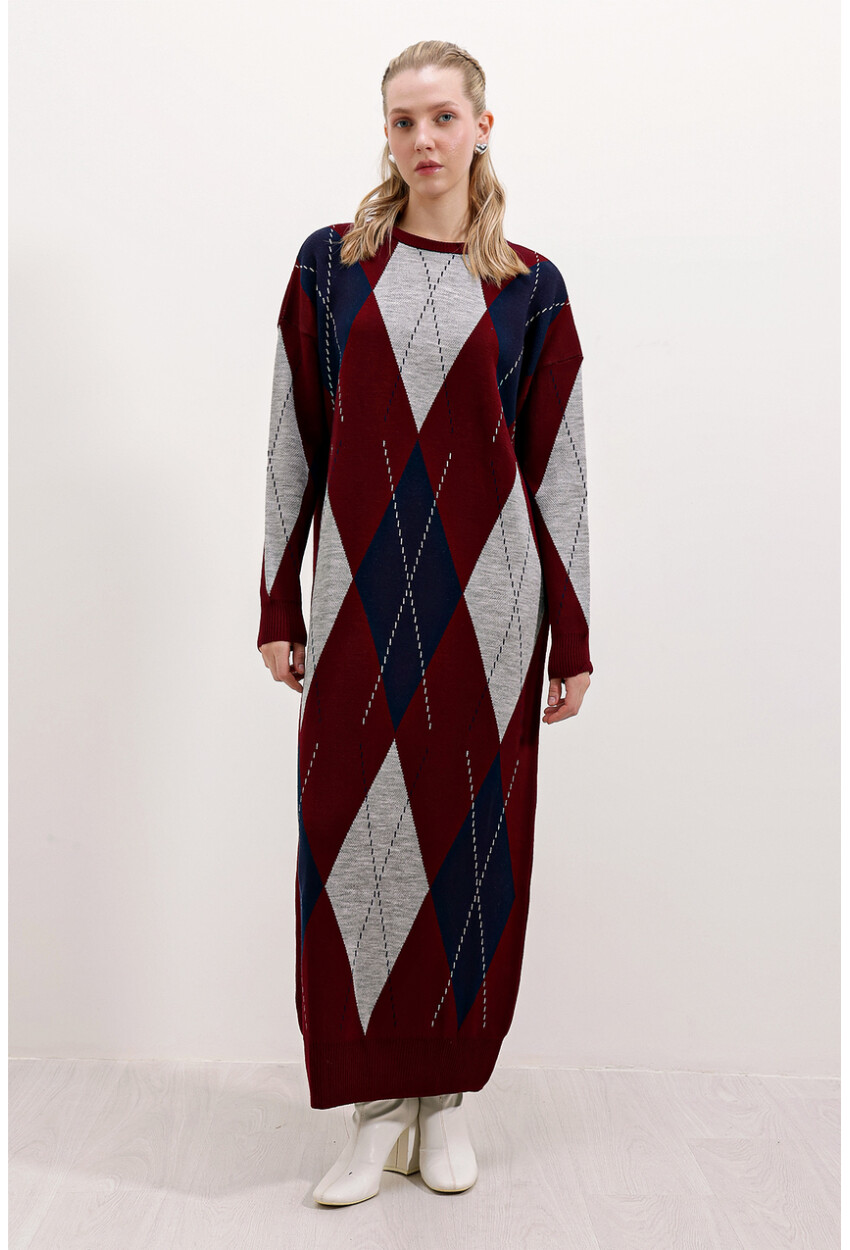 15861 Long Knit Dress