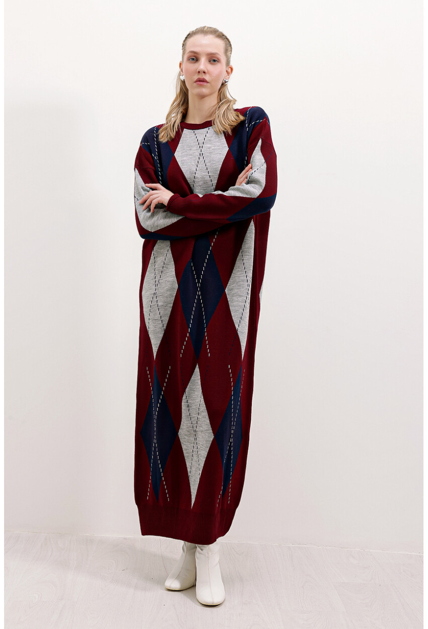 15861 Long Knit Dress