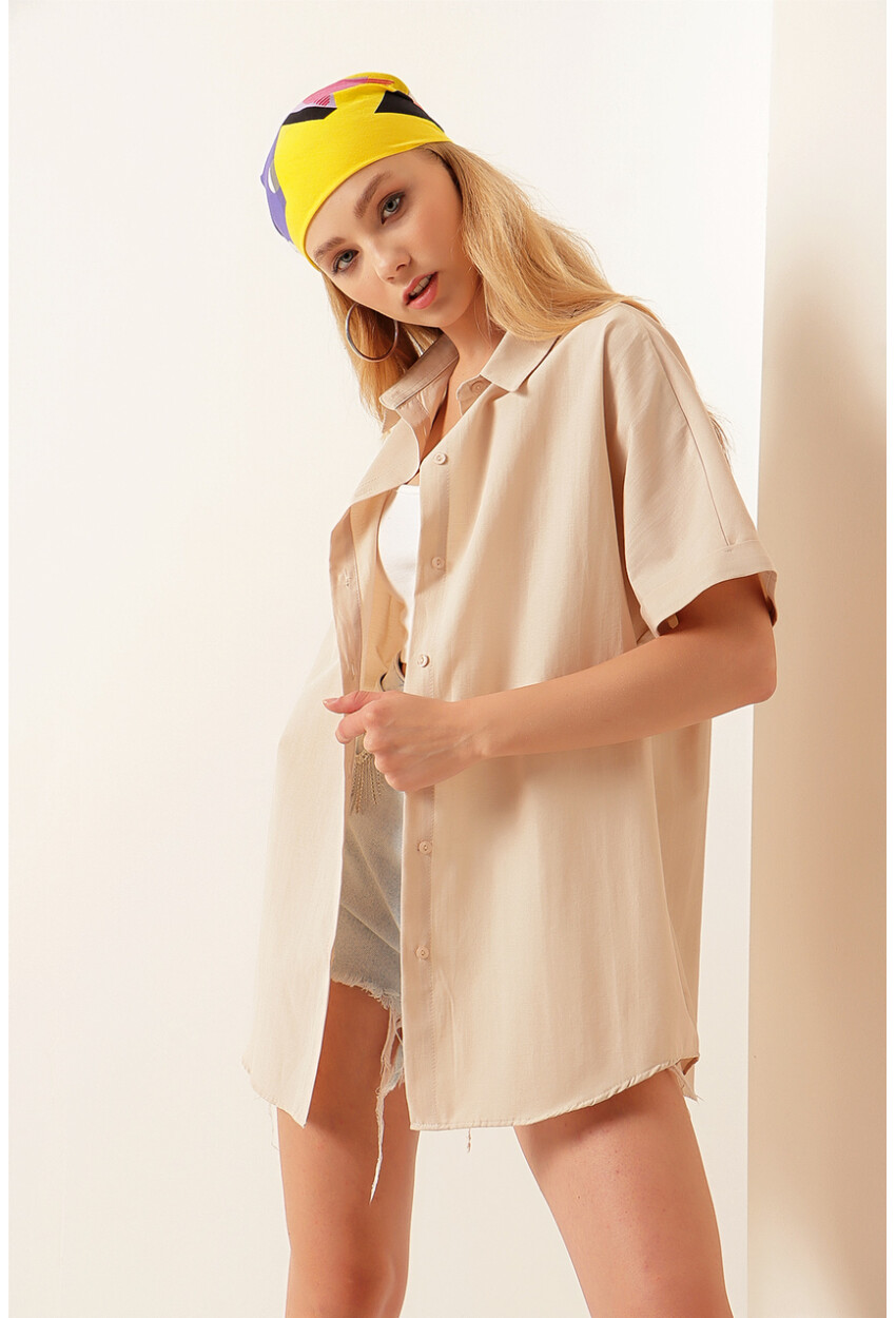 20120 Oversized Short Sleeve Shirt