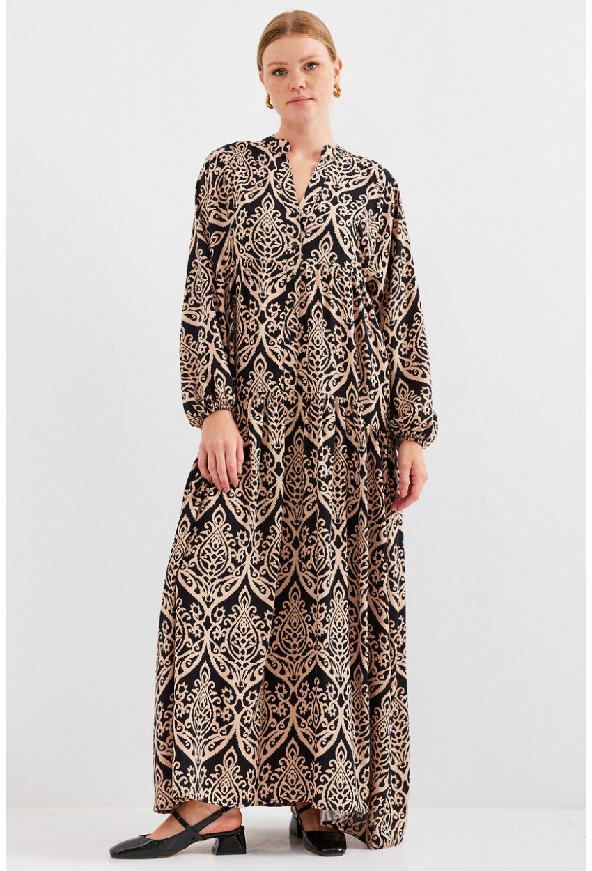 2423 Authentic Patterned Dress