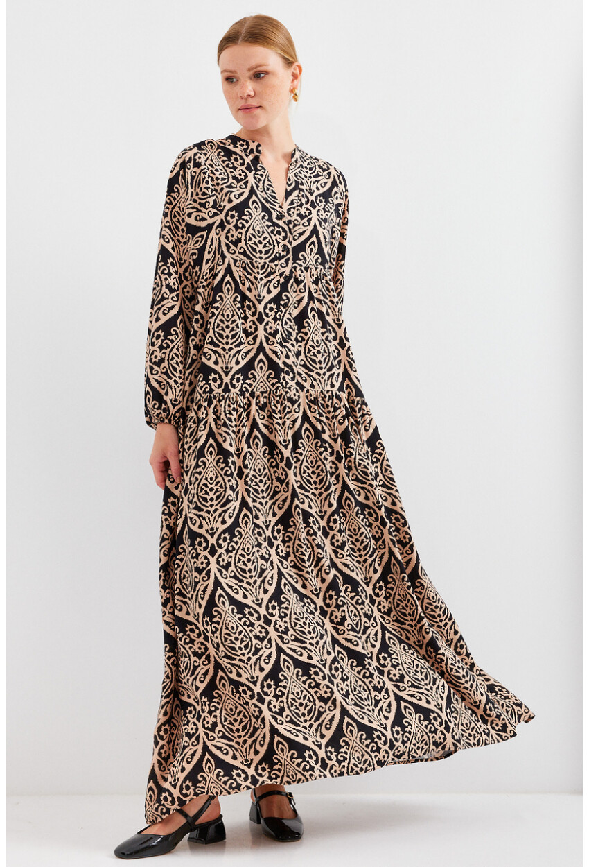 2423 Authentic Patterned Dress