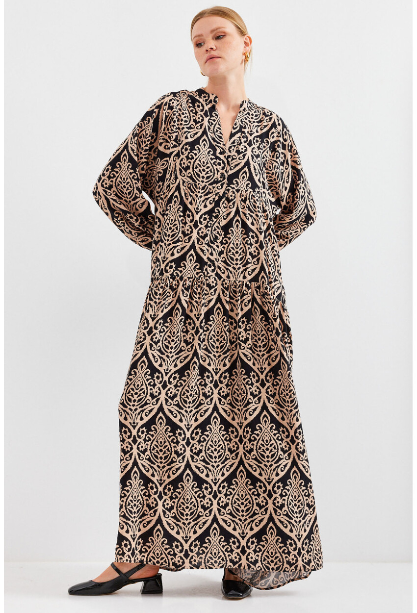 2423 Authentic Patterned Dress