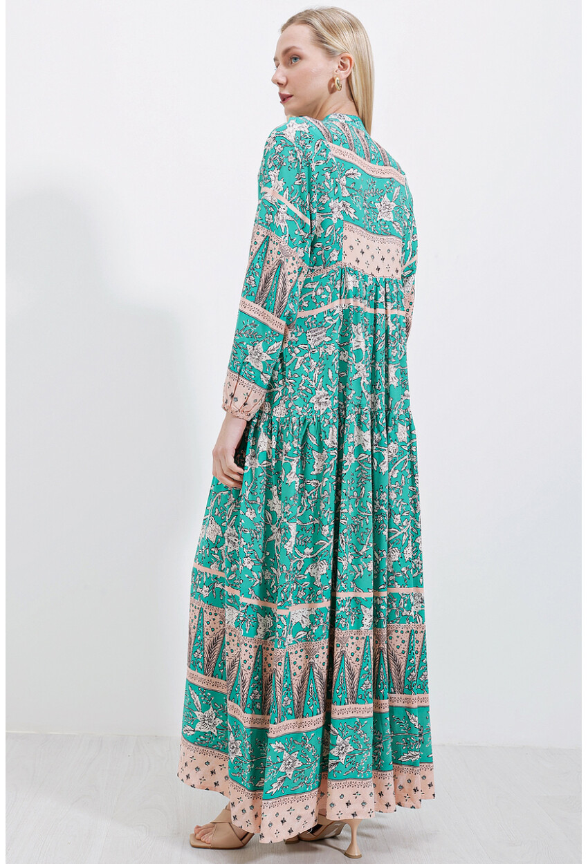 2423 Authentic Patterned Dress