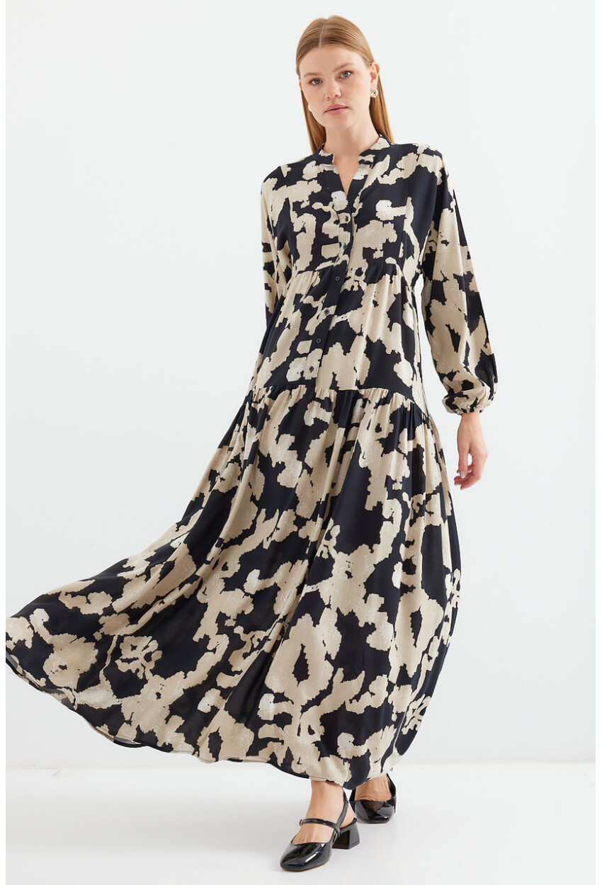 2423 Authentic Patterned Dress