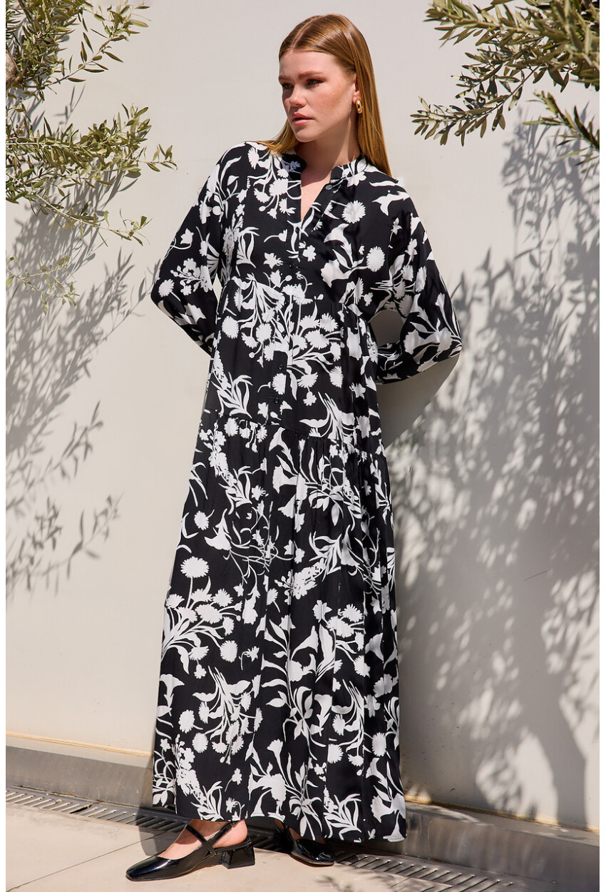 2423 Authentic Patterned Dress