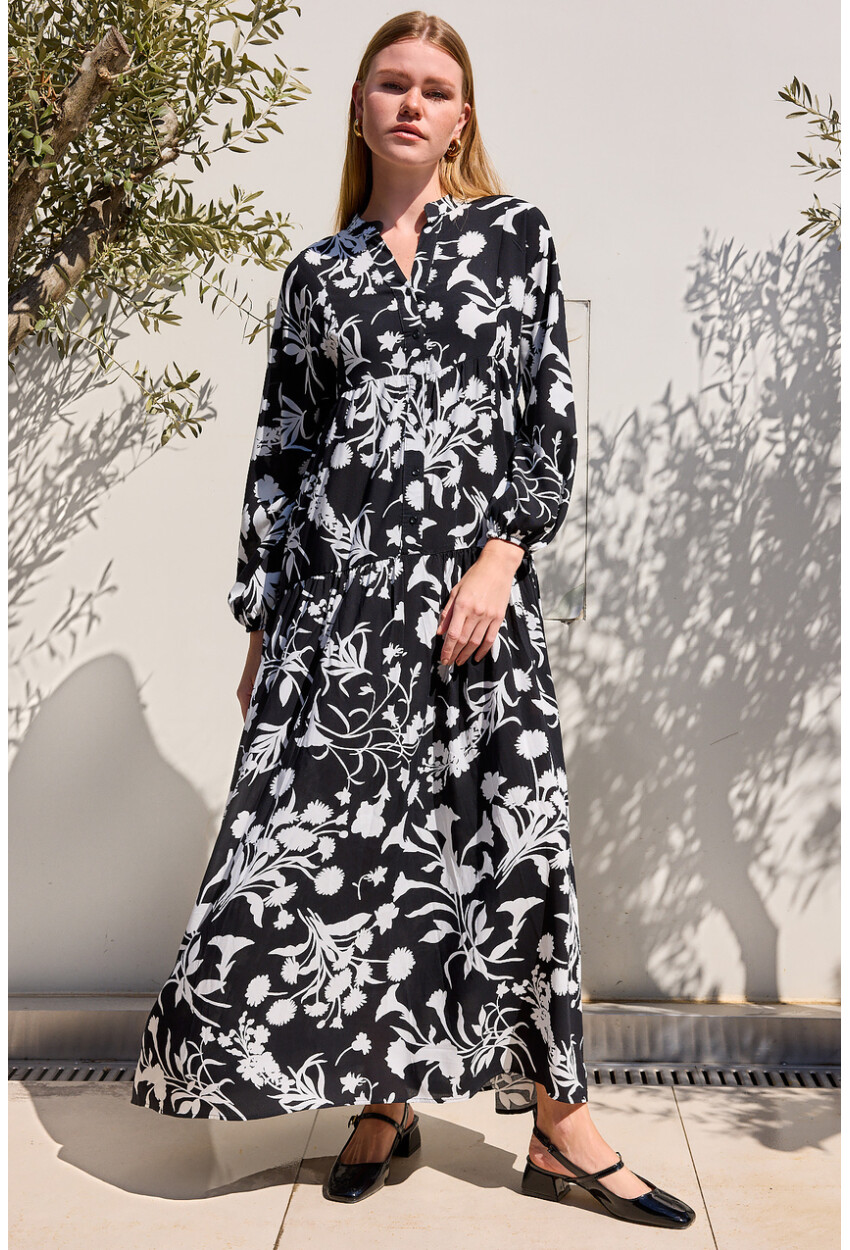 2423 Authentic Patterned Dress