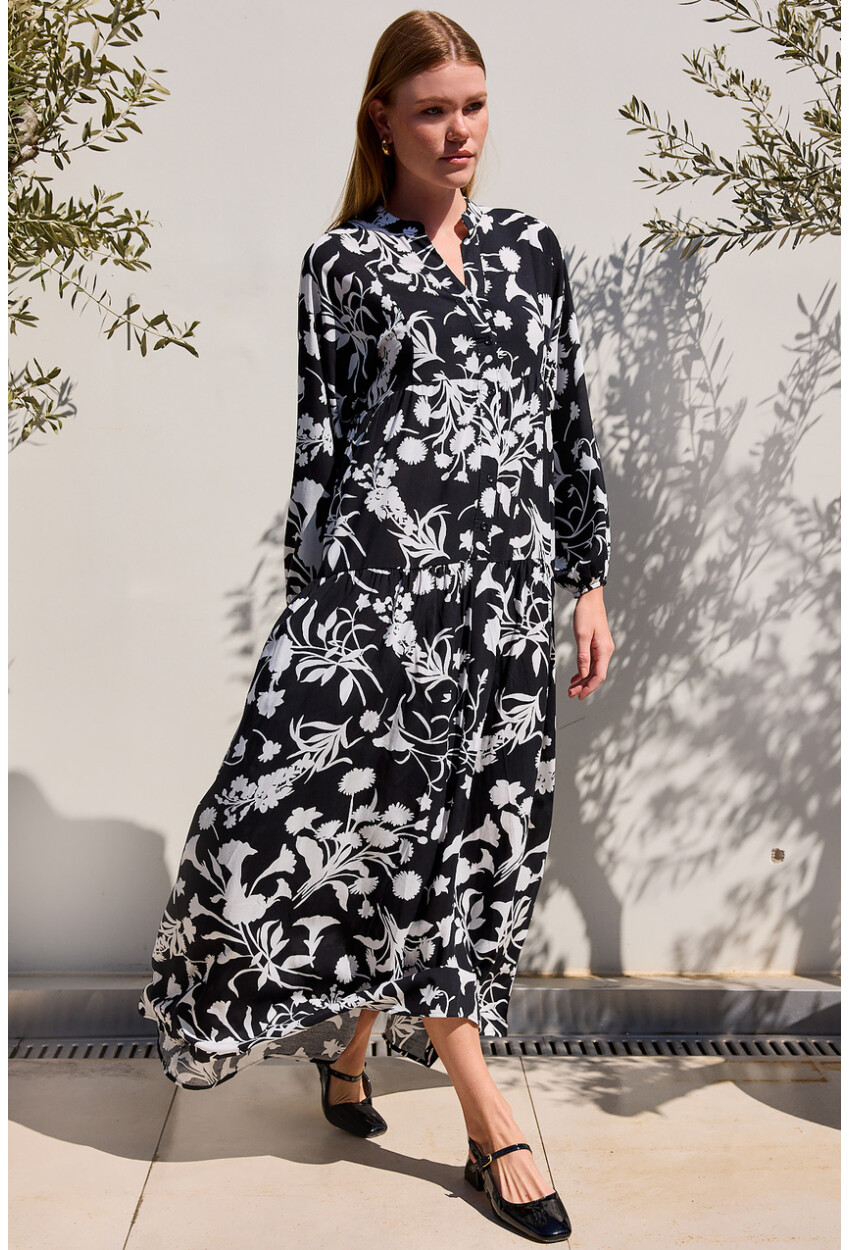 2423 Authentic Patterned Dress