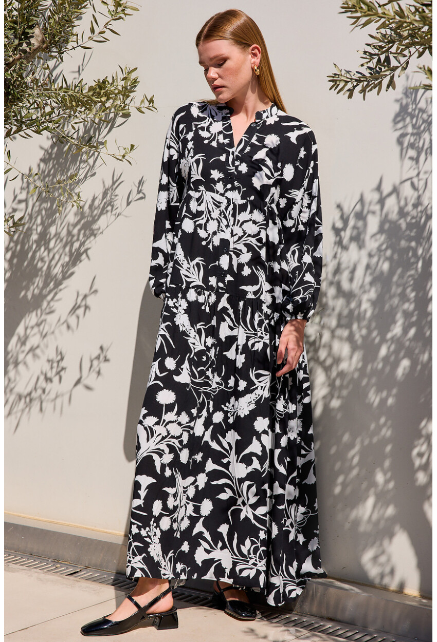 2423 Authentic Patterned Dress