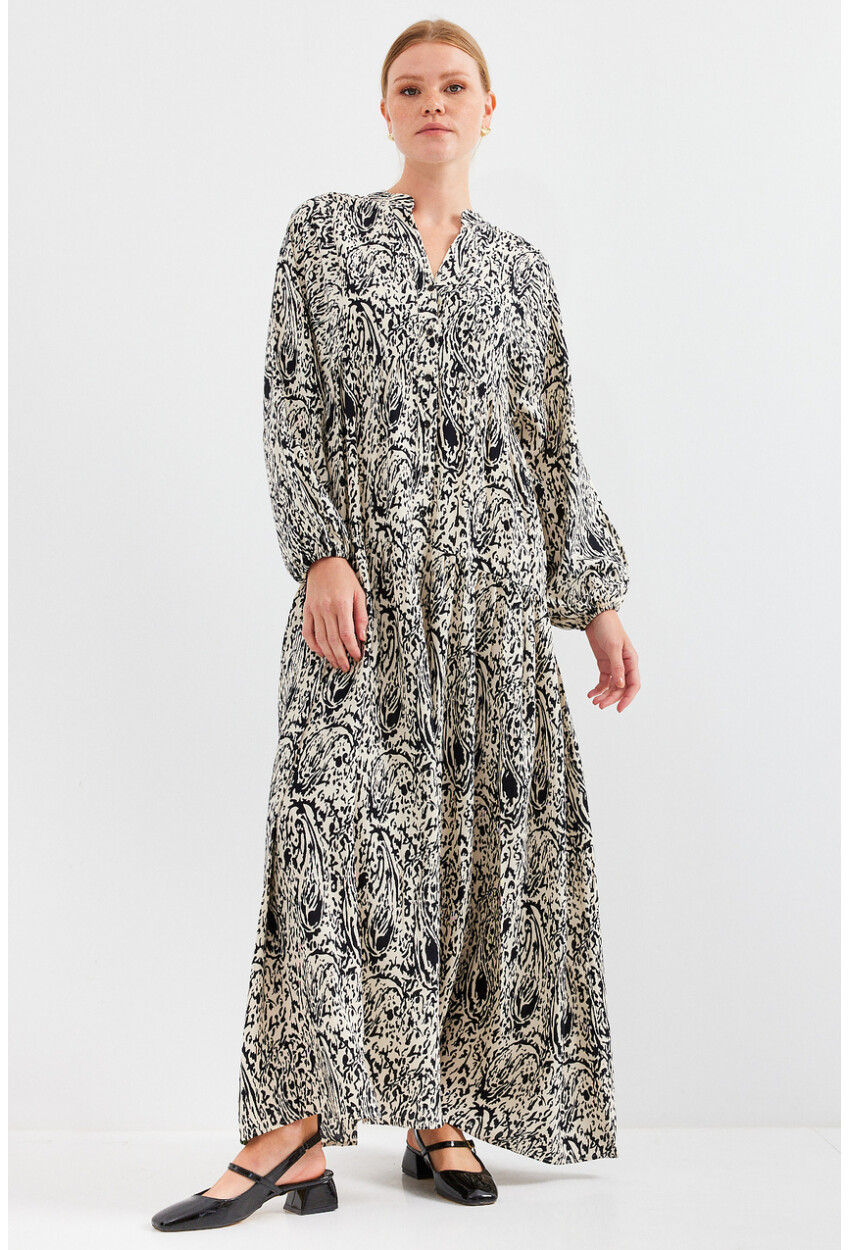 2423 Authentic Patterned Dress