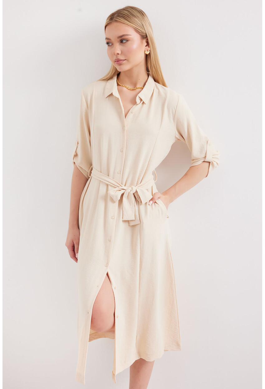 2442 Shirt Dress With Belt