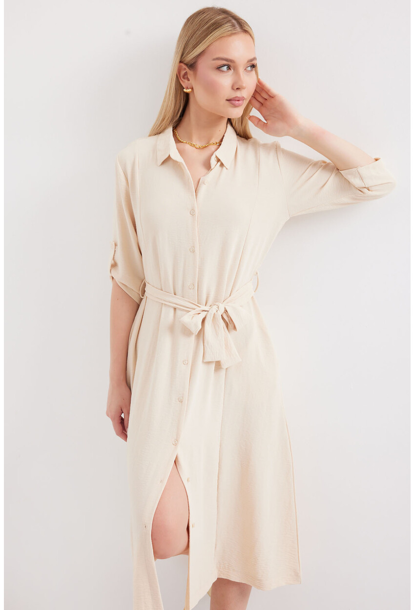 2442 Shirt Dress With Belt