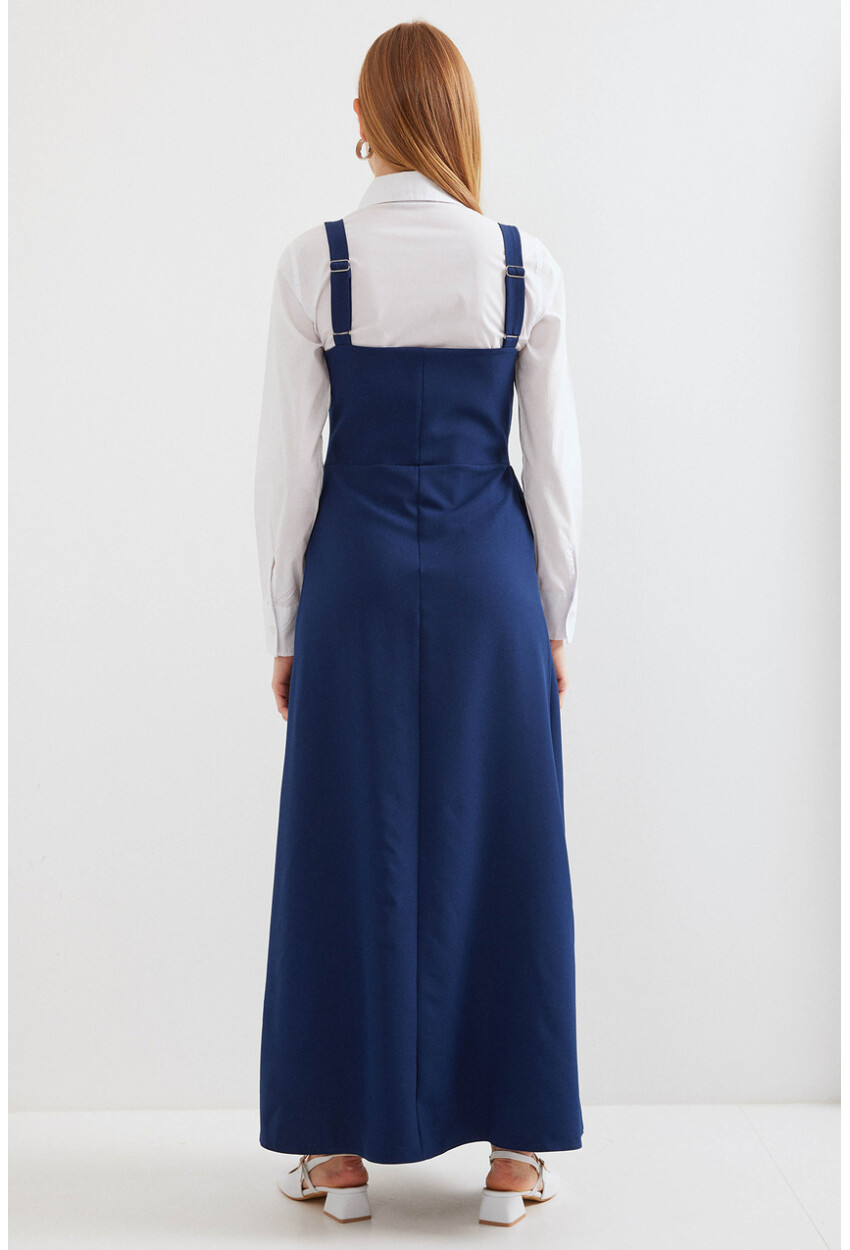 2490 Long Pinafore Dress