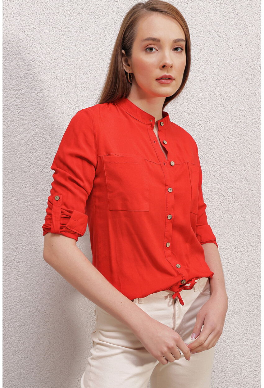 3619 Tie-Front Shirt