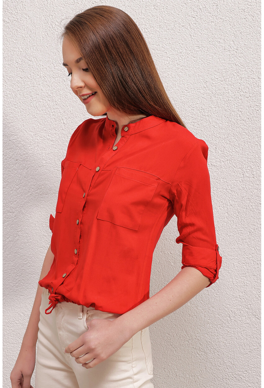 3619 Tie-Front Shirt