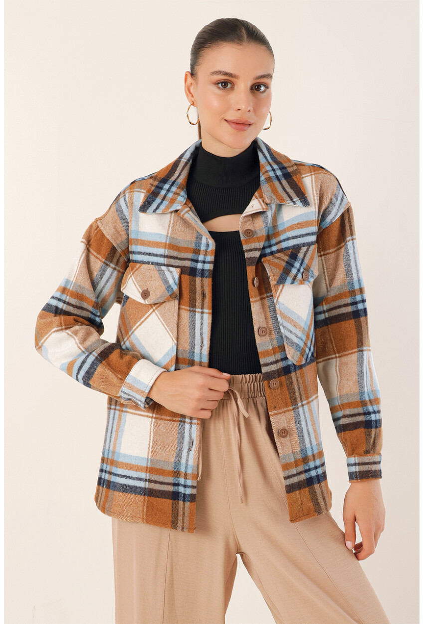 3958 Oversized Lumberjack Shirt