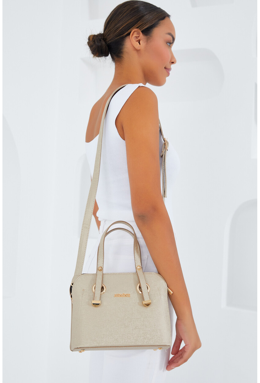 010161 Shiny Strappy Shoulder Bag