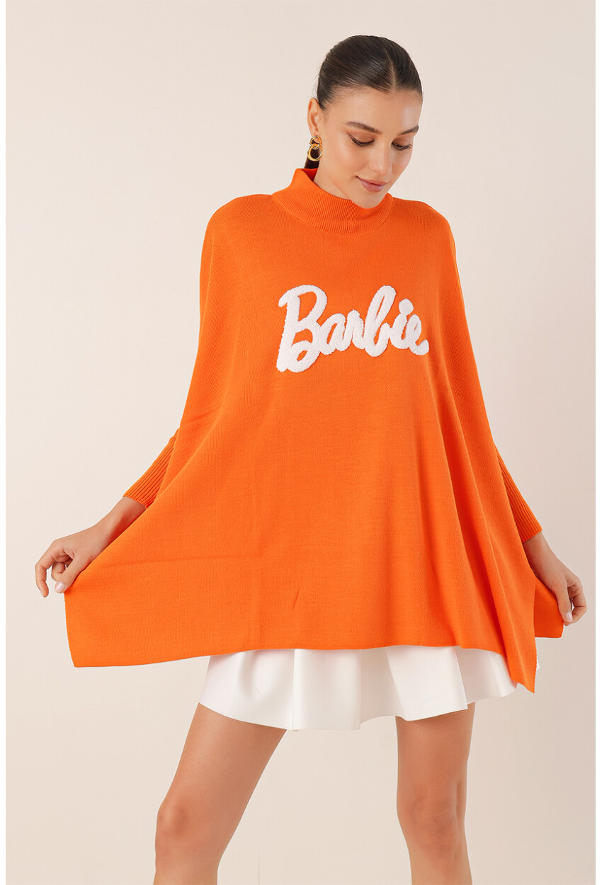 15783 Split Poncho Sweater