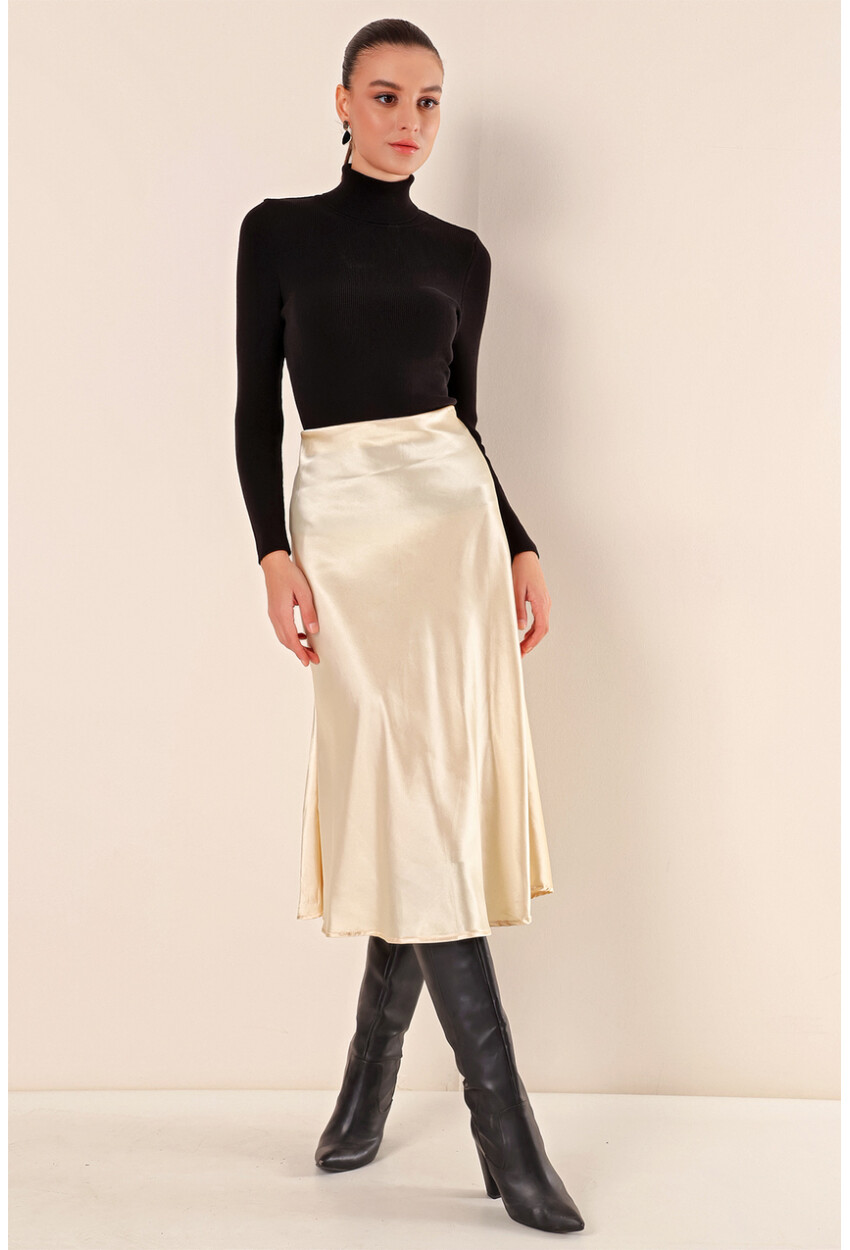 15806 Satin Skirt