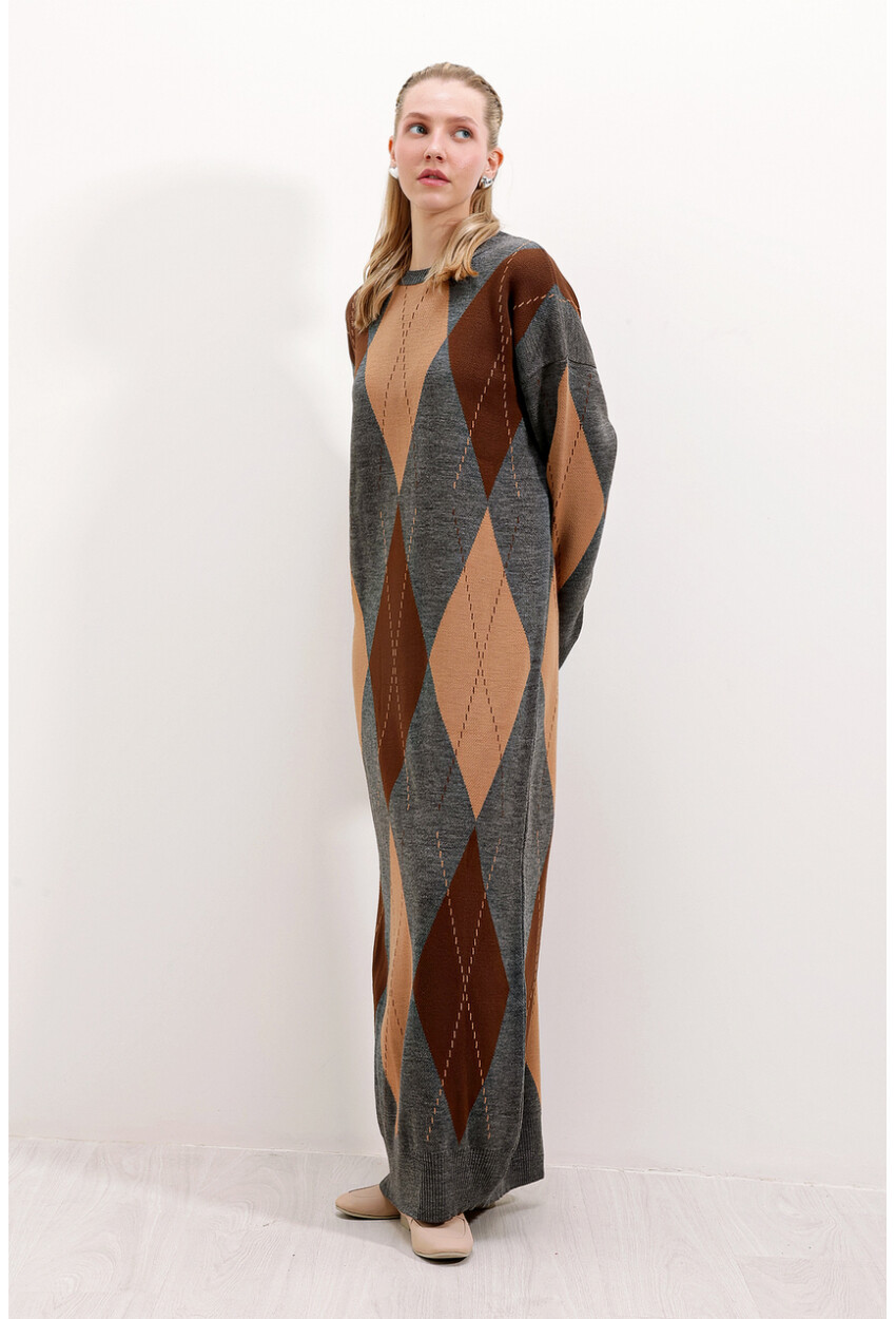 15861 Long Knit Dress