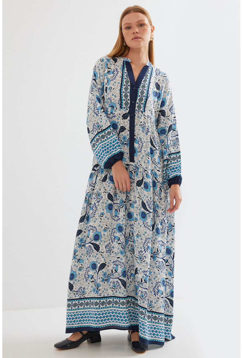 2423 Authentic Patterned Dress