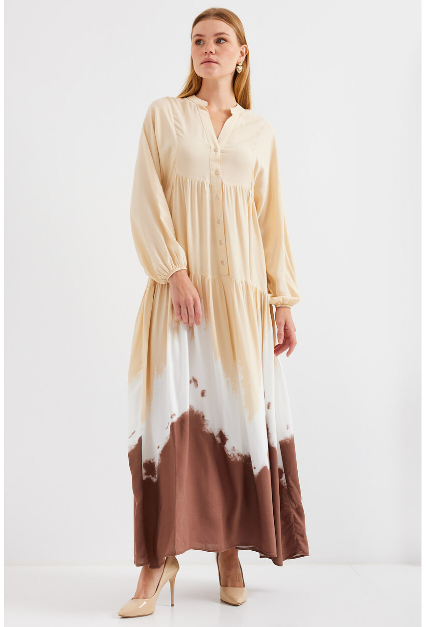 2423 Authentic Patterned Dress