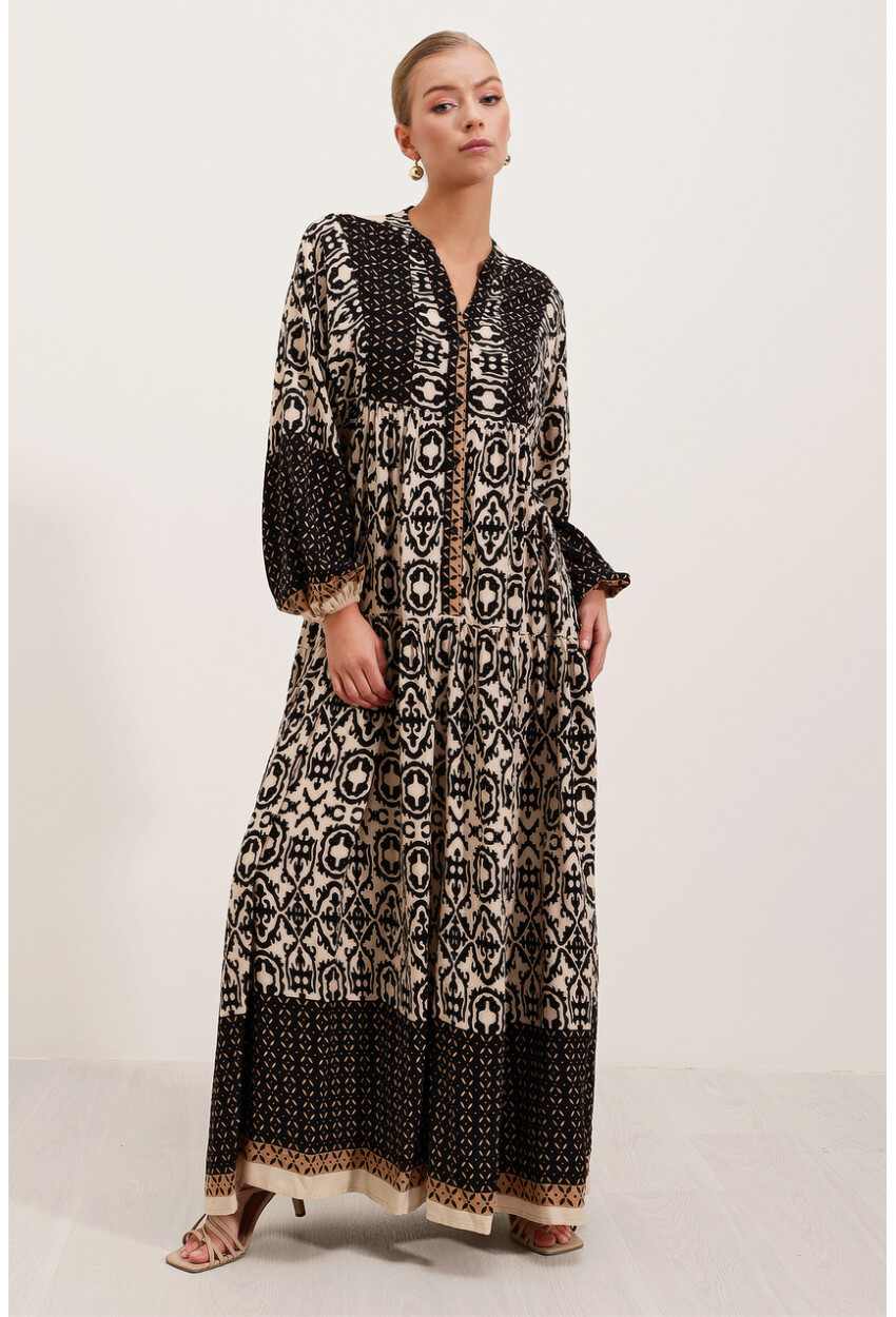 2423 Authentic Patterned Dress