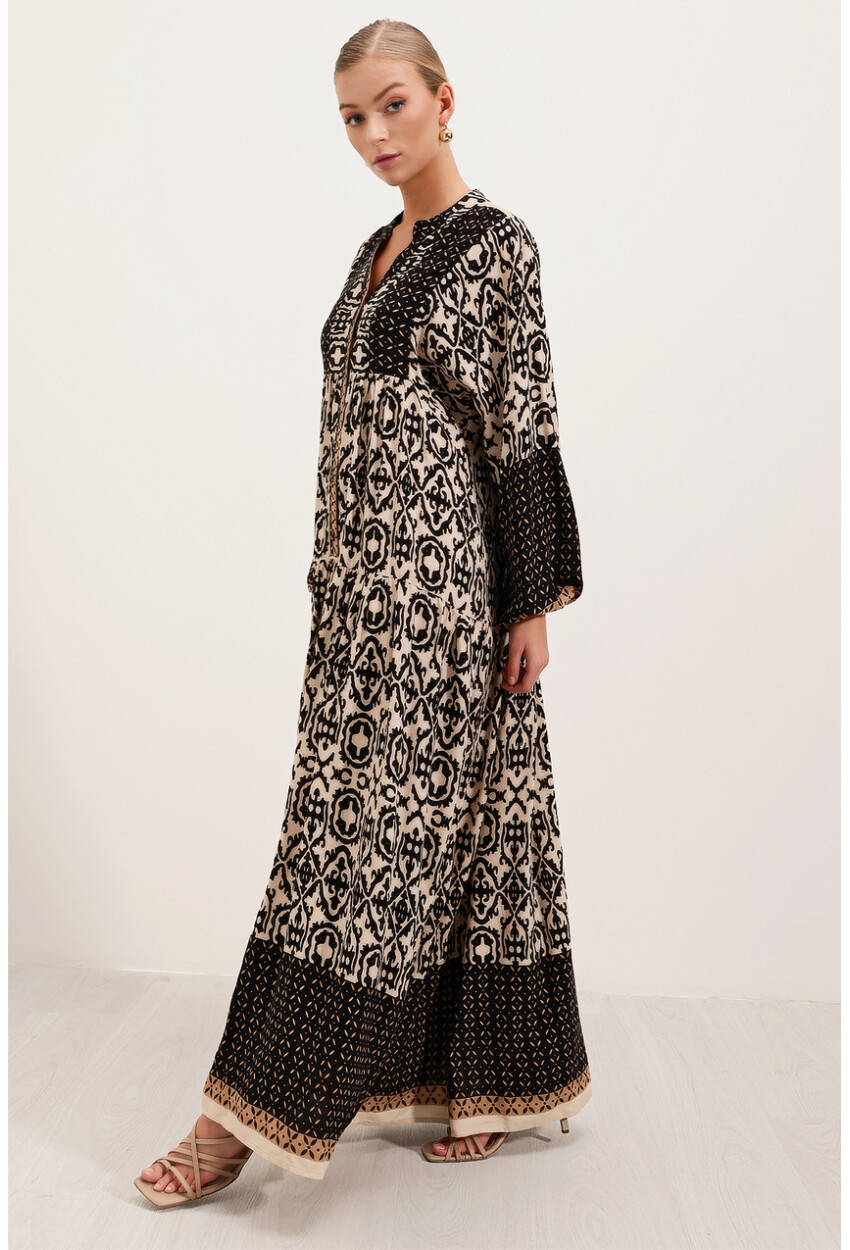 2423 Authentic Patterned Dress