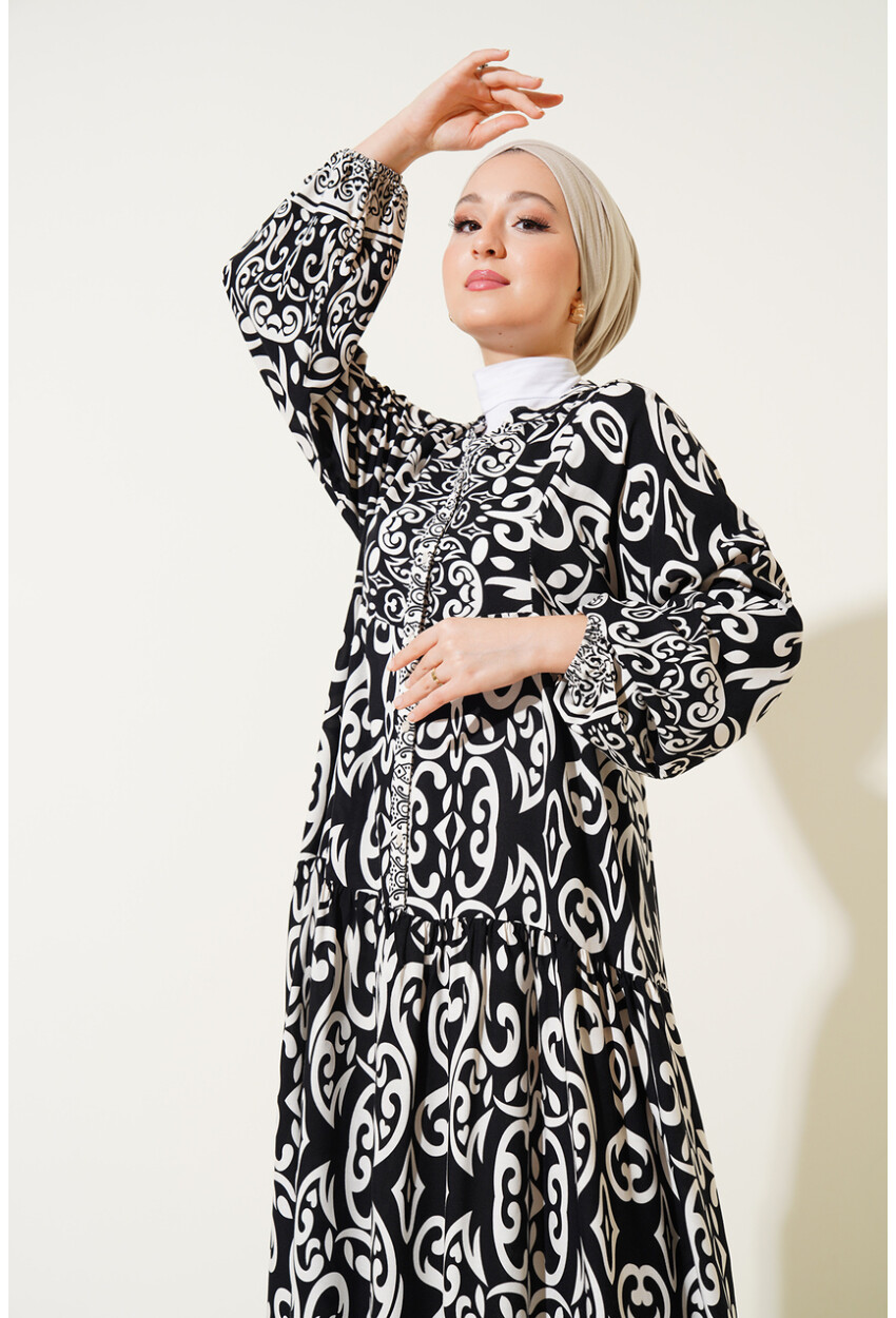 2423 Authentic Patterned Dress