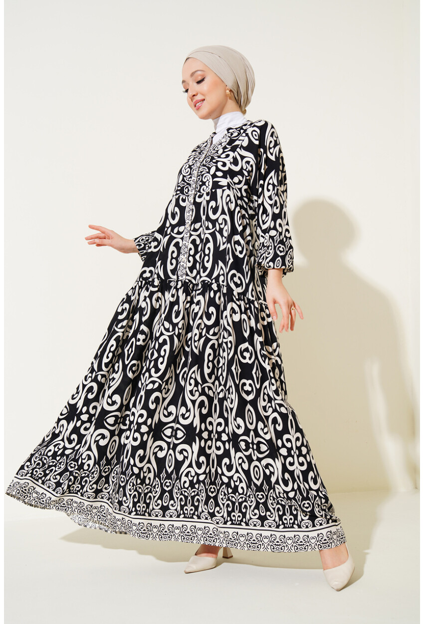 2423 Authentic Patterned Dress