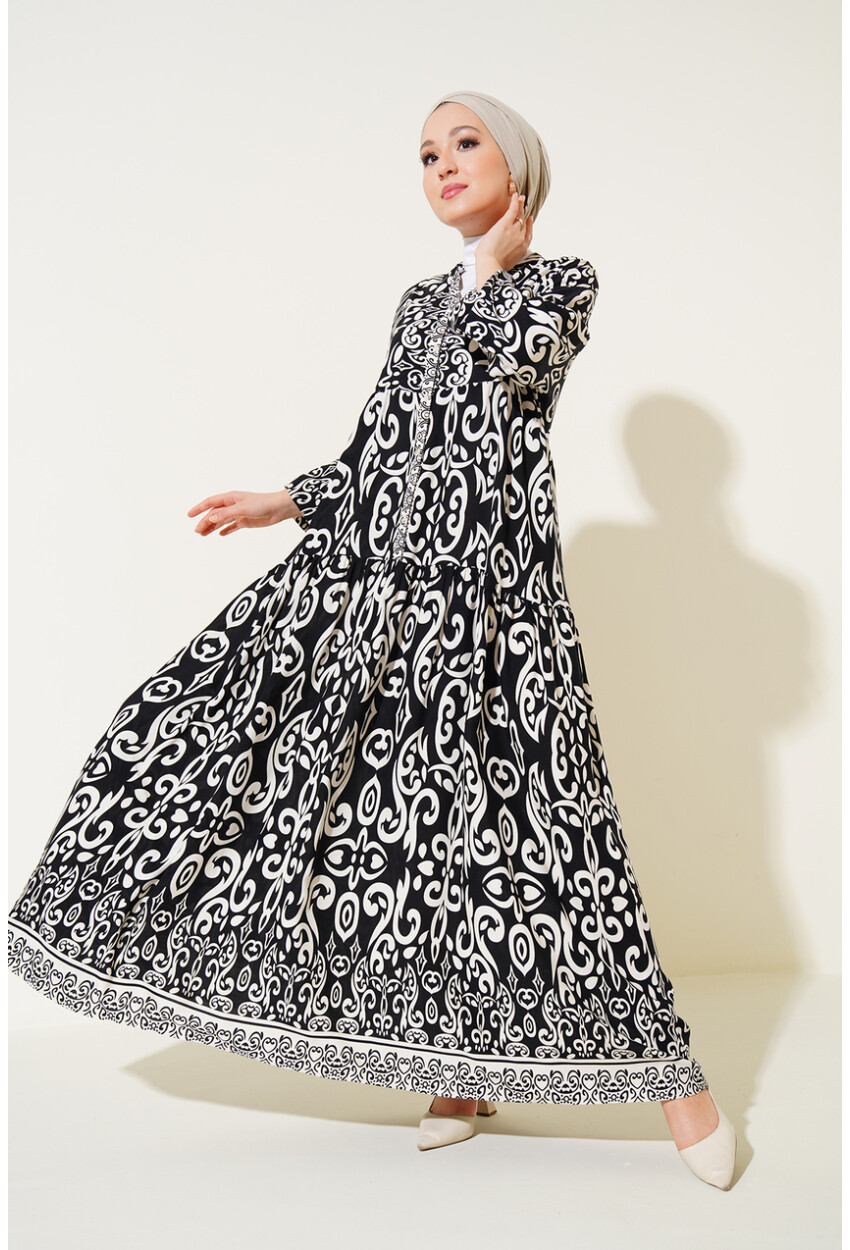 2423 Authentic Patterned Dress