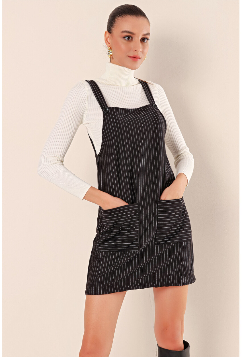 2440 Mini Pinafore Dress