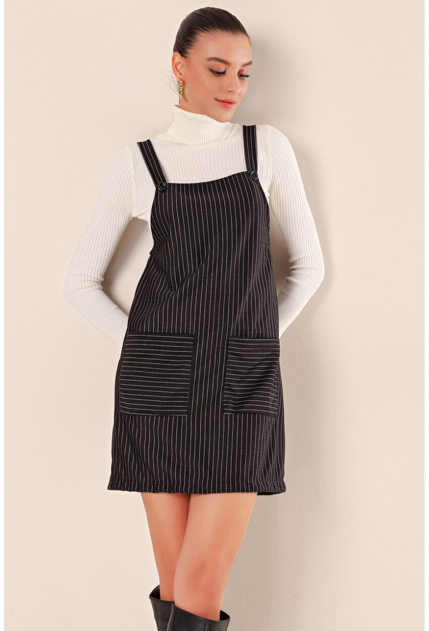 2440 Mini Pinafore Dress