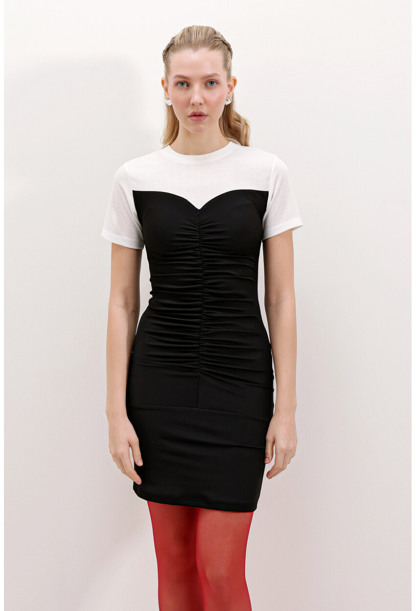 2472 Ruched Mini Dress